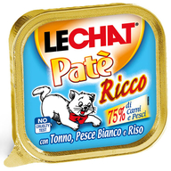 LECHAT Ricco Pate Tuna, Оcean Fish and Rice