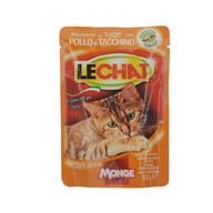 LECHAT Pouch Chunkies Chicken and turkey 100gr