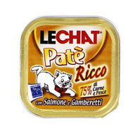 LECHAT RICCO Pate Salmon and Shrimps 100gr