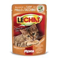 LECHAT Pouch Chunkies Chicken and Turkey