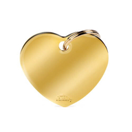 Медальон BIG HEART GOLDEN BRASS
