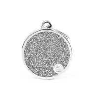 Медальон CERCHIO l GLITTER GRIGIO SHINE