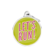 Медальон LETS RUN