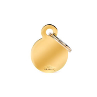 Медальон SMALL ROUND GOLDEN BRASS