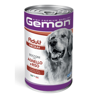 GEMON Dog Medium Adult Chunks with Lamb and Rice