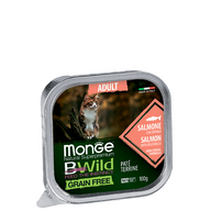MONGE CAT BWILD ADULT Salmone/Vegetables 100gr