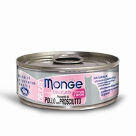 MONGE CAT DELICATE Can Chicken with ham 80gr