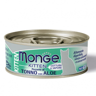 MONGE CAT JELLY Can Yellowfin Tuna with Aloe – KITTEN 80gr