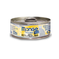 MONGE CAT NATURAL Can Tuna & chicken with corn 80gr