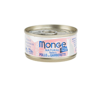 MONGE CAT NATURAL Can Tuna & chicken with shrimps 80gr