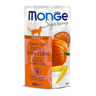 MONGE CAT POUCH SUPREME ADULT Tuna/Pumpkin/Baby Corn 80gr