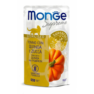 MONGE CAT POUCH SUPREME STERILISED Tuna/Quinoa/Pumpkin 80gr