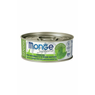 MONGE CAT SUPREME SENIOR Tuna/Rice/Matcha Green Tea 80gr