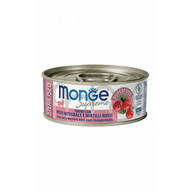 MONGE CAT SUPREME STERILISED Tuna/Rice/Cranberry 80gr