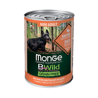 MONGE DOG BWILD MINI ADULT Duck/Pumpkin/Zucchini 400gr