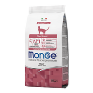 MONGE DRY CAT STERILISED MONOPROTEIN BEEF 1,5kg