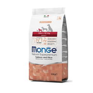 MONGE DRY DOG MINI ADULT Salmon/Rice 2,5 kg