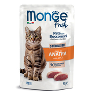 MONGE Fresh Sterilised Paté with Chunkies rich in Duck