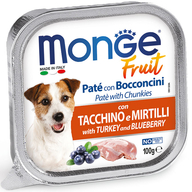 MONGE Dog Fruit Turkey/Blueberry