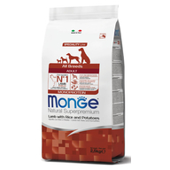 MONGE dry dog all breed adult Lamb/Rice/Potatoes