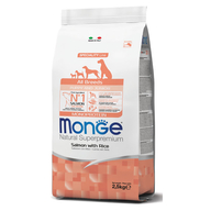 MONGE dry dog all breed puppy Salmone/Rice