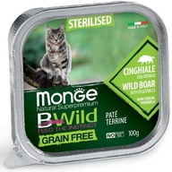 MONGE Cat BWILD Sterilised Wild Boar/Vegetables