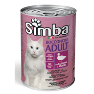 SIMBA CAT Chunkies with guinea fowl and duck 415gr