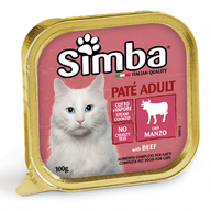 SIMBA CAT Pate with meat (beef) 100gr