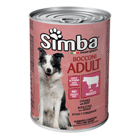 SIMBA DOG Chunks with veal