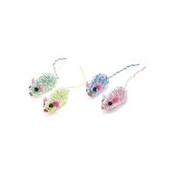 Șoricei din sfoară Glitter Rope Mouse 4×2 cm disp.x60