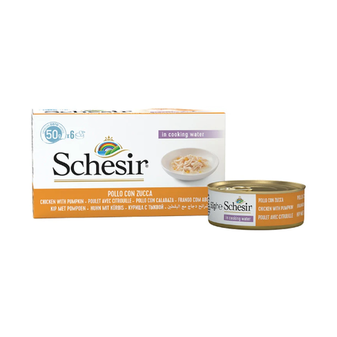 SCHESIR Cat can Chicken Fillets With Pumpkin 6x50gr