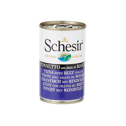 SCHESIR Cat Can Tuna with Beef 140gr