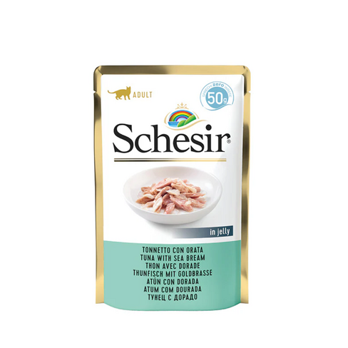 SCHESIR Cat Pouch Tuna With Seabream Jelly 85gr