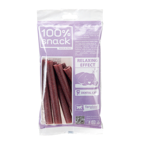 Ferplast 100% Snack Sticks Maccheroni Melissa – вегетарианские лакомства для чистки зубов собак