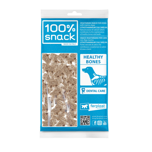 Ferplast 100% Snack Cookie Ferpy Lithotamnium – натуральные жевательные лакомства для собак с кальцием