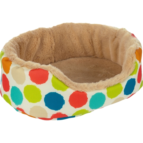 Culcuș oval moale pentru animale mici Fizi Oval mix