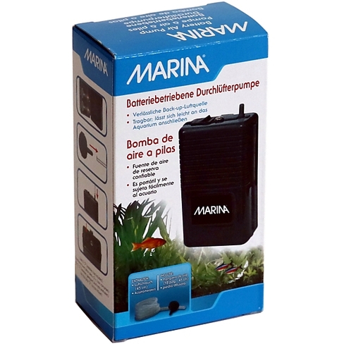 Marina Battery Air Pump – pompă de aer pentru acvariu, cu baterii