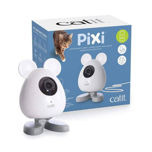 Catit PIXI Smart Mouse Camera – cameră inteligentă pentru pisici cu vedere nocturnă