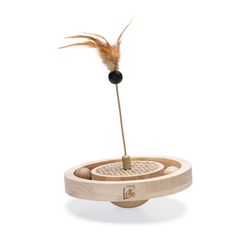 BEEZTEES кошачья игрушка WINNIE Wood Brown