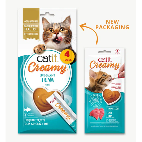 Catit Creamy Tuna – gustare cremoasă pentru pisici cu ton