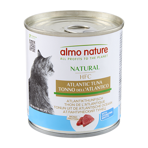 ALMO NATURE Cat HFC Can Natural Atlantic Tuna 280g