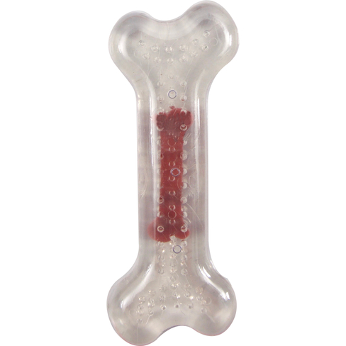 Jucarie TPR Transparent Beef Flavor
