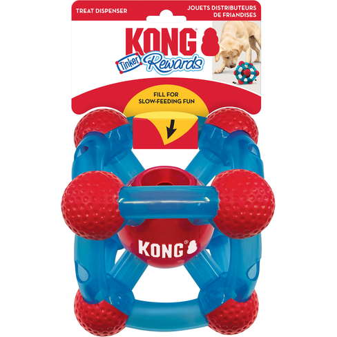 Jucarie Kong Rewards Tinker Cube Blue