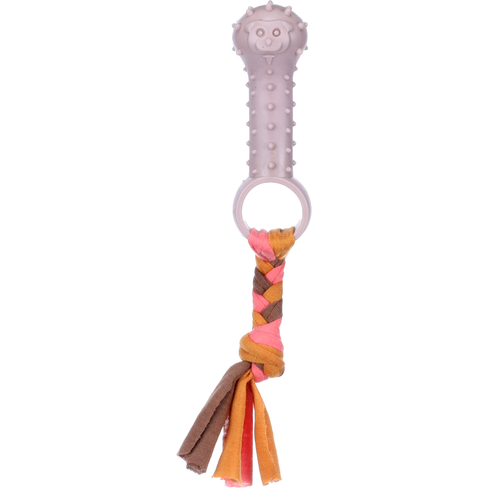 Jucarie din cauciuc Puppy Bone Taupe