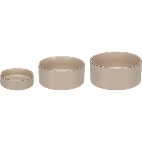 Castron ceramic Eram Round Beige