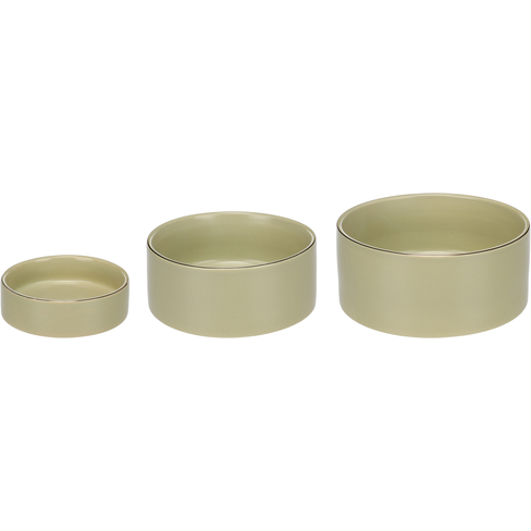 Миска керамическая Eram Round Light Green