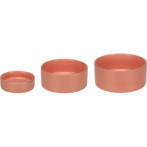 Миска керамическая Eram Round Pink