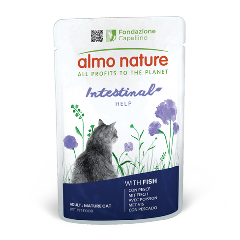 ALMO NATURE Cat HOLISTIC Pouch Digestive Fish