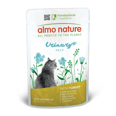 ALMO NATURE Cat Holistic Pouch Urinary Turkey