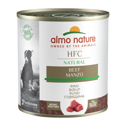 ALMO NATURE Dog HFC Can Natural Beef